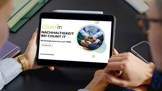 Erstellen Sie mit unserer Hilfe Ihren ersten Bericht nach VSME und sichern Sie sich einen Wettbewerbsvorteil.